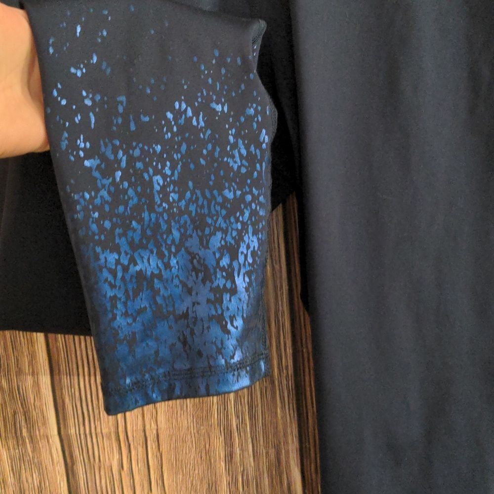 Z by zobha. Dark blue speckled workout pants. Size XL - Picture 3 of 7